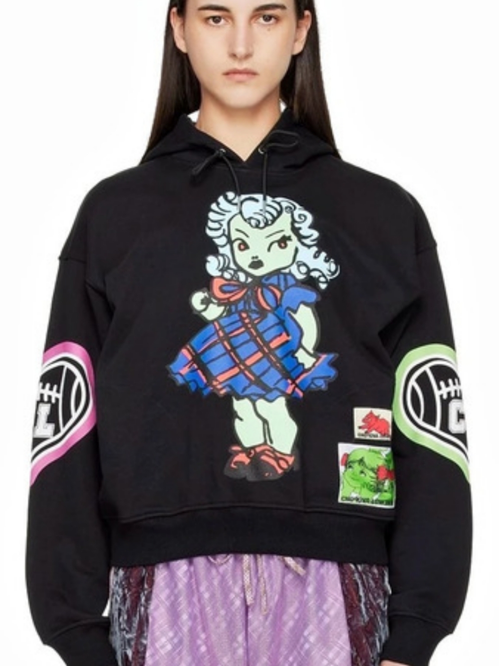 Chopova Lowena Cry Baby Sweater Hoodie